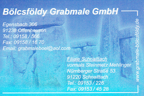 Anzeige: Bölcsföldy Grabmale GmbH